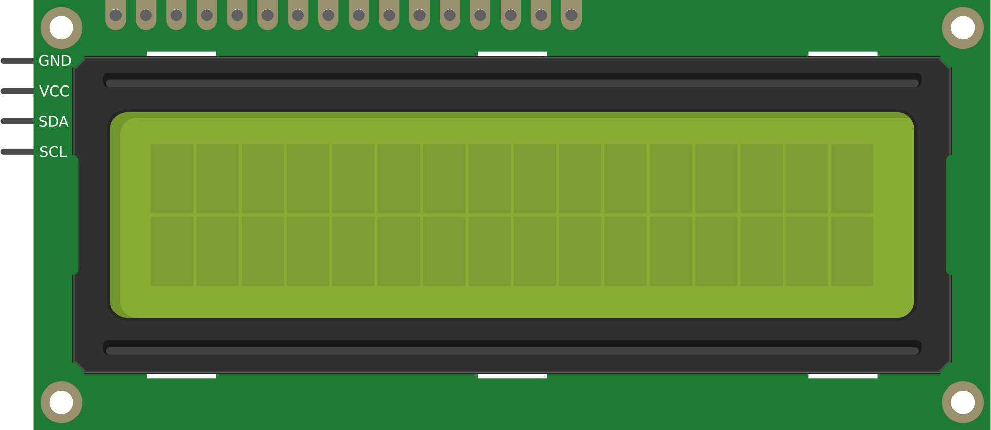 Image of 16x2 I2C LCD