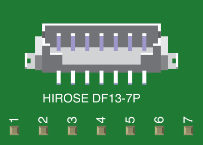 Image of Hirose DF13 Series Header