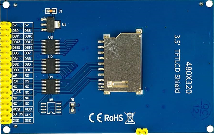 Image of HiLetgo 3.5" TFT LCD Display ILI9486/ILI9488 480x320 36 Pin