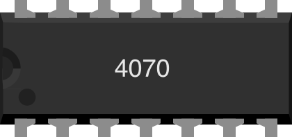 Image of 4070 4 x 2 Input XOR Gate, multi-part
