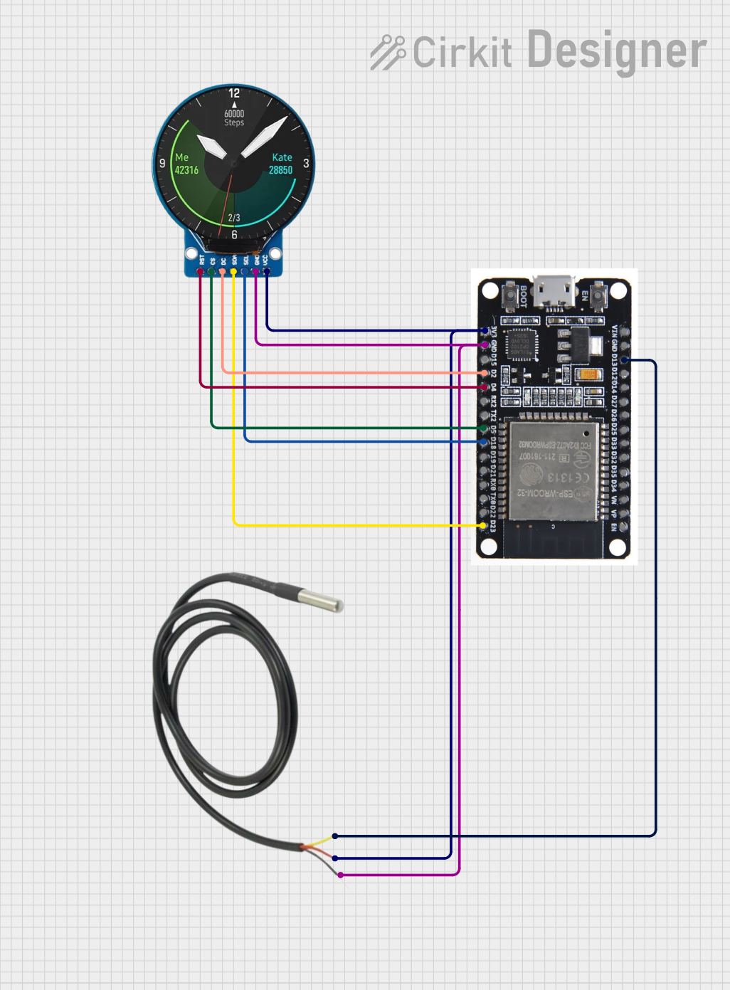 Image of esp32 beta#1: A project utilizing Gc9a01 display in a practical application