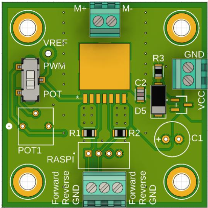 Image of H-bridge PCB