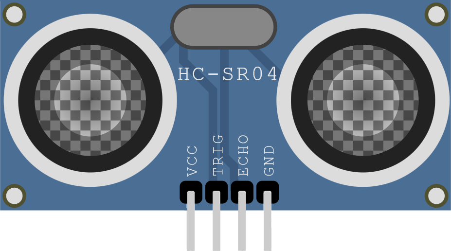 Image of HC-SR04 Ultrasonic Distance Sensor (Wokwi Compatible)