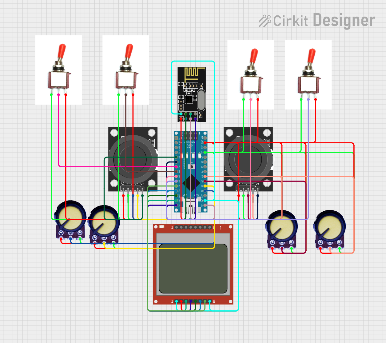 Image of gt70: A project utilizing Nokia 5110 LCD in a practical application