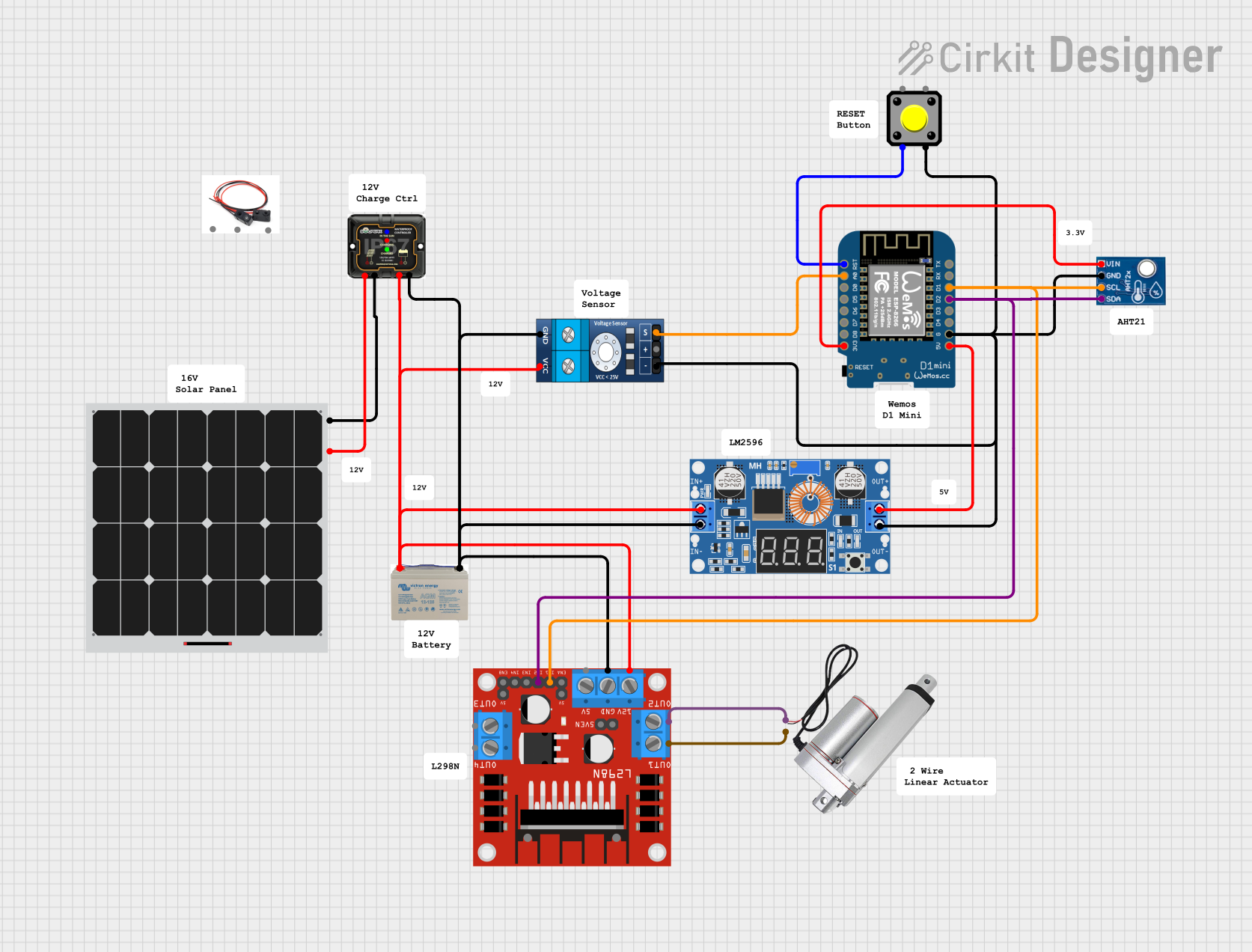 Image of Generator Shed Voltage & Temperature Monitor: A project utilizing Wemos D1 Mini in a practical application