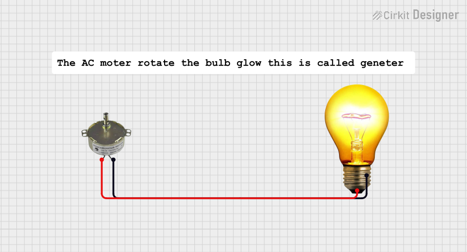 Image of Genter sai koushik: A project utilizing AC Synchronous Motor(5/6R/min) in a practical application