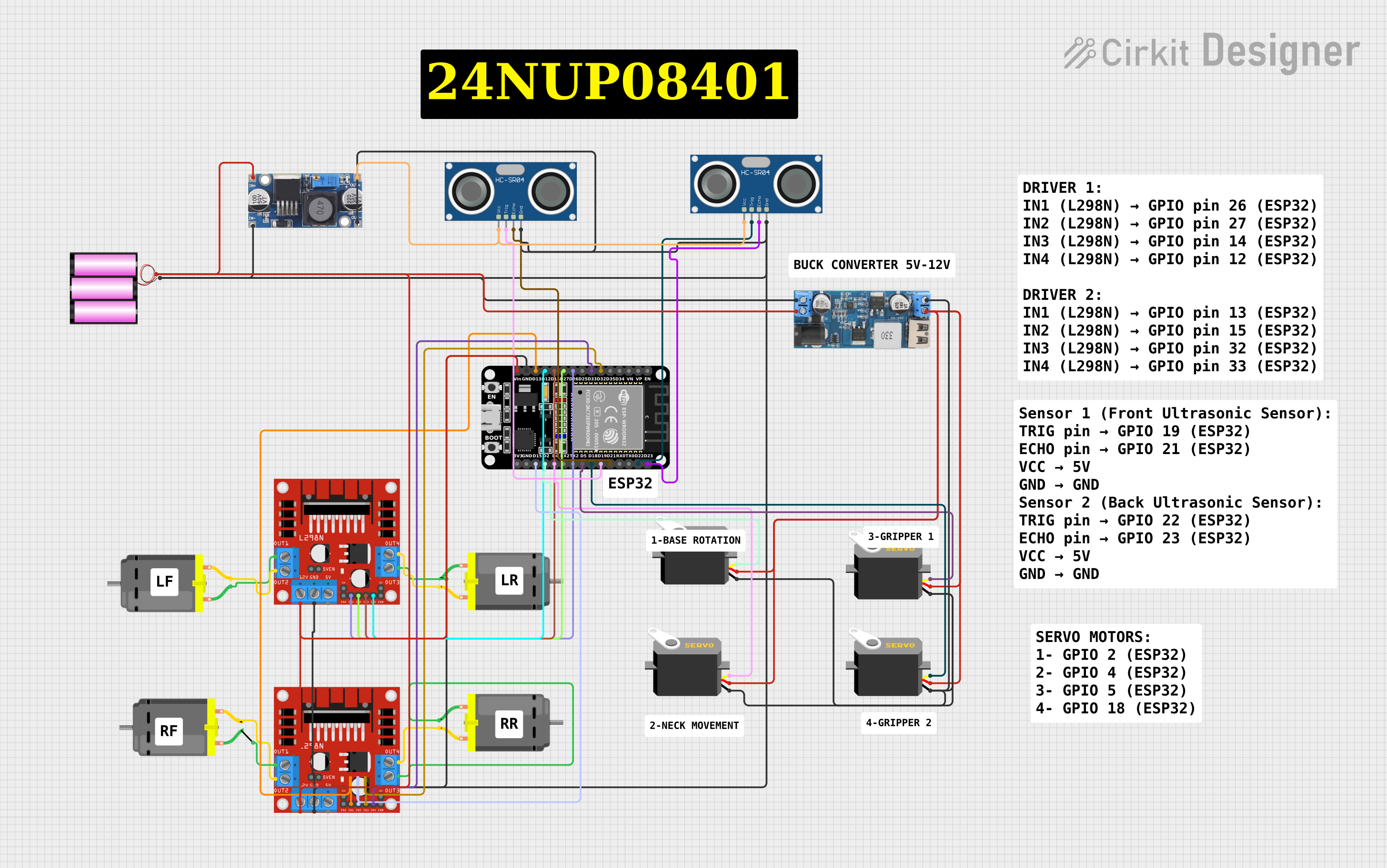 Image of IRC ROBOTICS 12thians: A project utilizing Massive Esp32 RC in a practical application