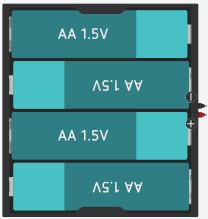 Image of 4 x AA Battery Mount