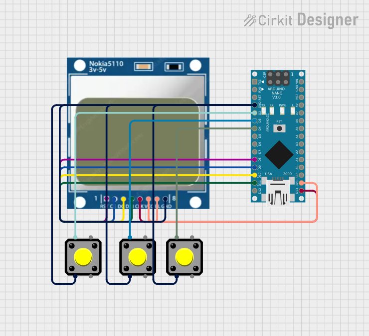 Image of gt706: A project utilizing Nokia 5110 LCD in a practical application