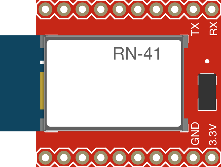 Image of Bluetooth Module Breakout - Roving Networks (RN-41)