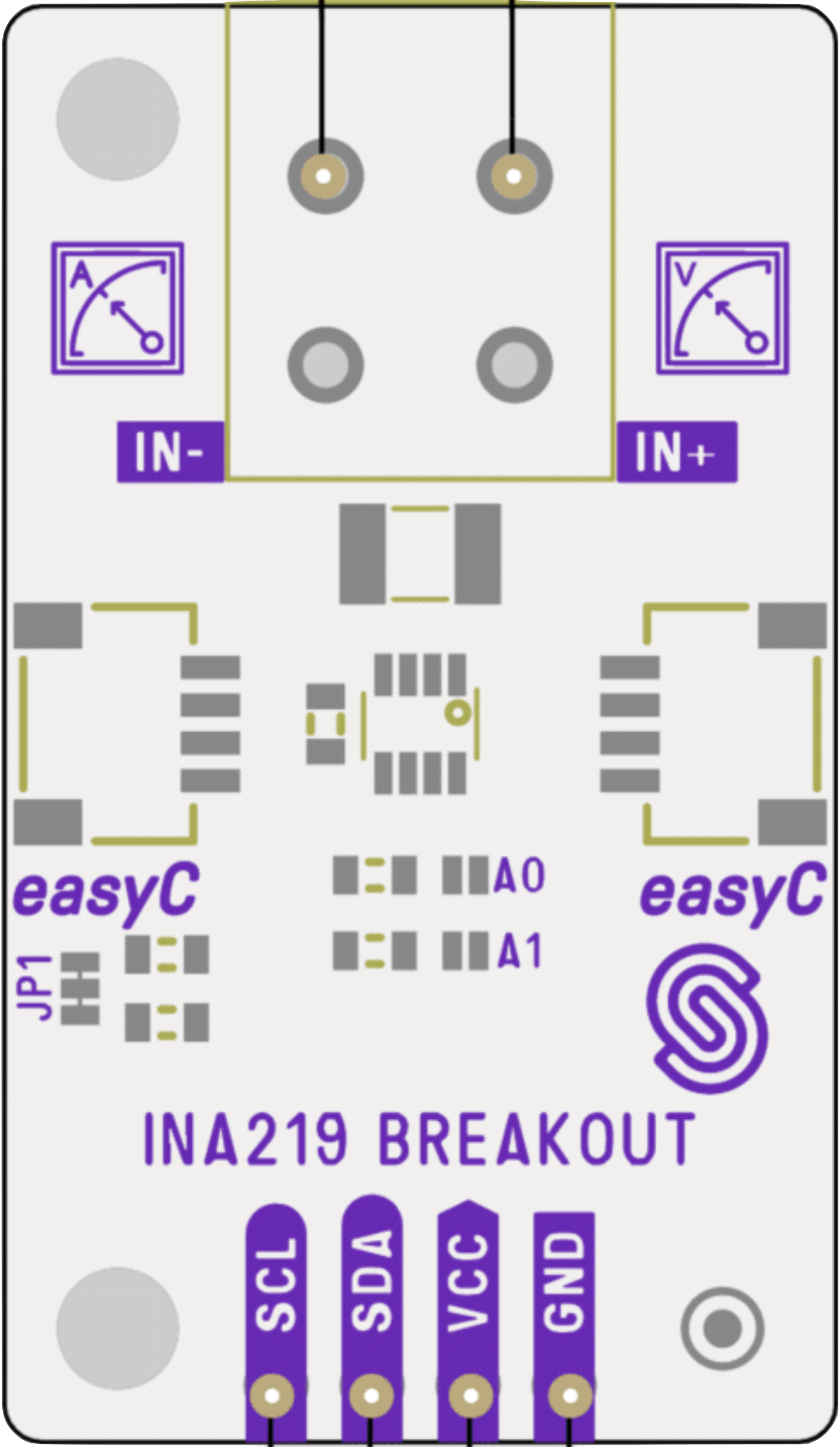 Image of Voltage & current sensor INA219 breakout