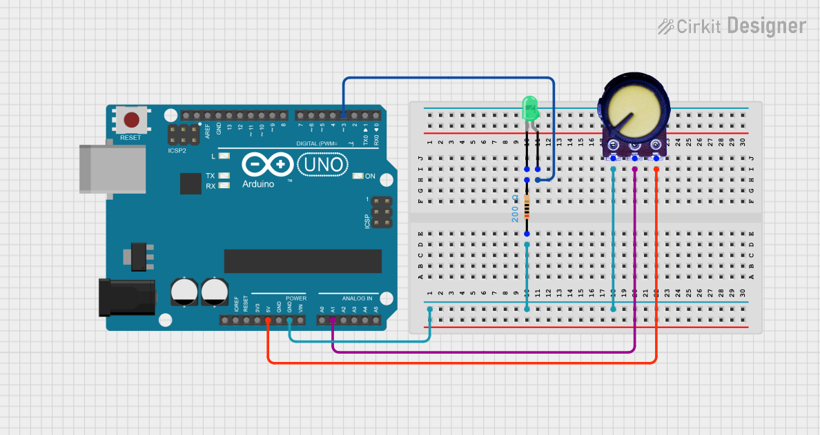 Image of Arduino UNO Controlled LED Dimmer