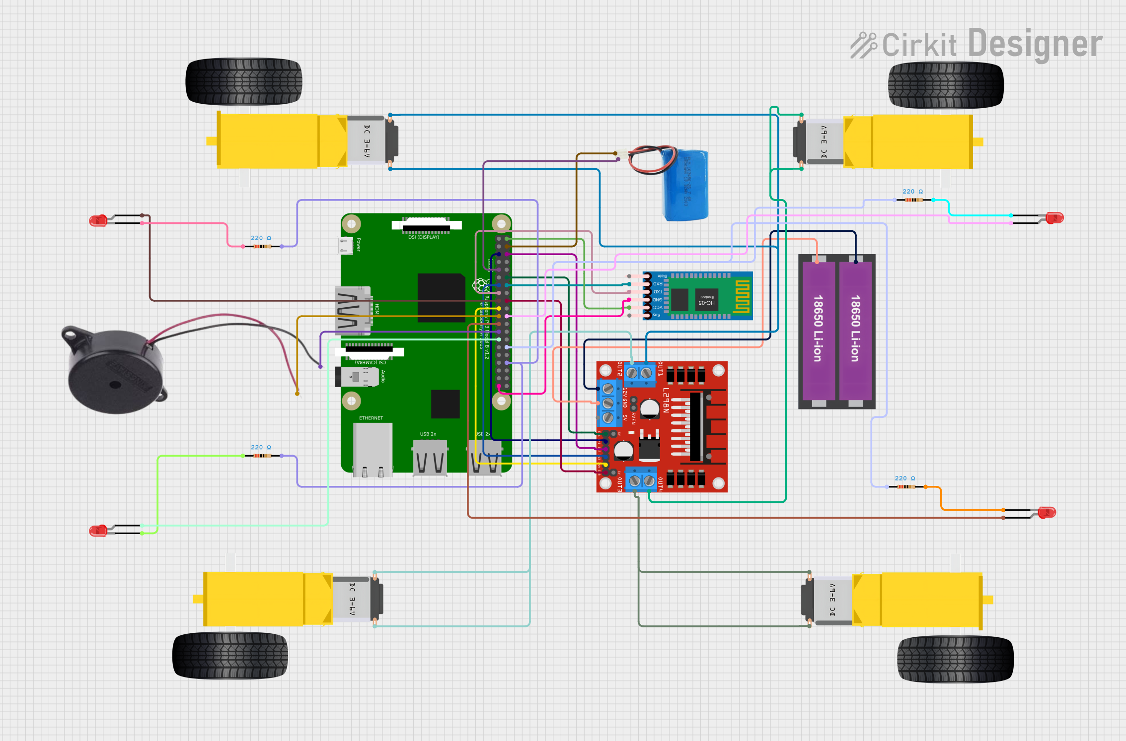 Image of Bluetooth RC Car 2: A project utilizing RC-Car bluetooth driver in a practical application