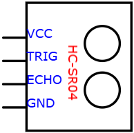 Image of Schematic HC-SR04