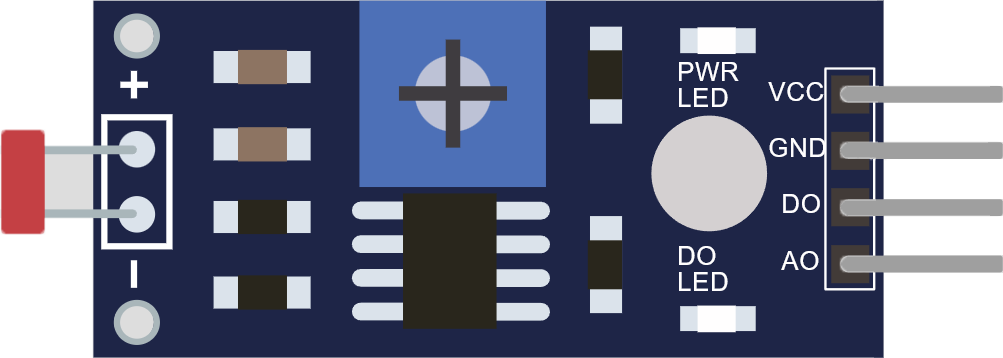 Image of Photoresistor (LDR) Sensor (Wokwi Compatible)