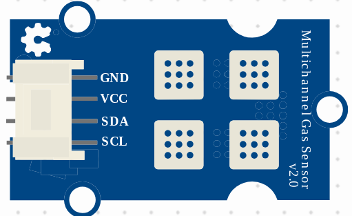 Image of  Gas Sensor V2(Multichannel)