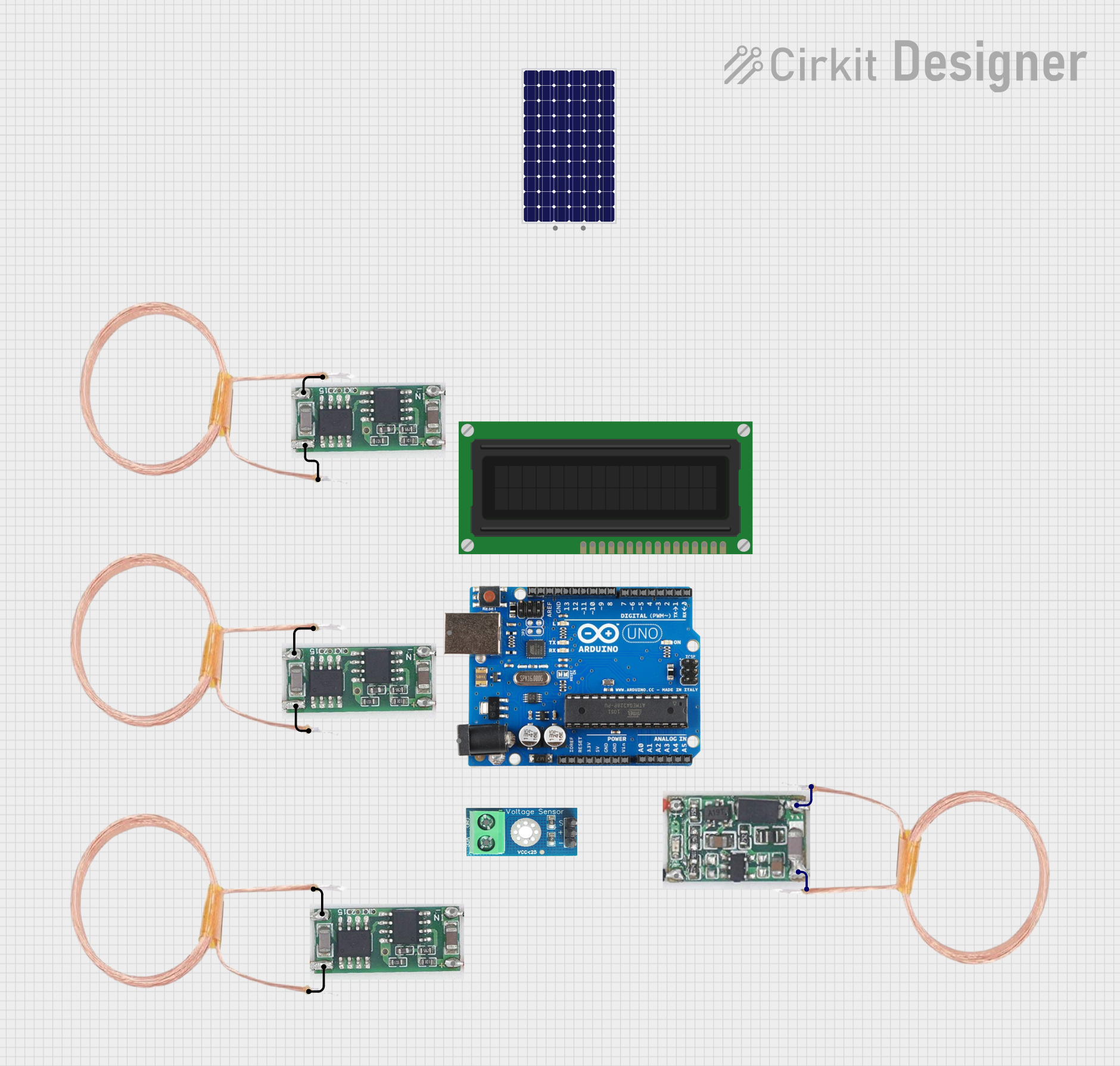 Image of nagesh: A project utilizing Reciver wireless power coil in a practical application