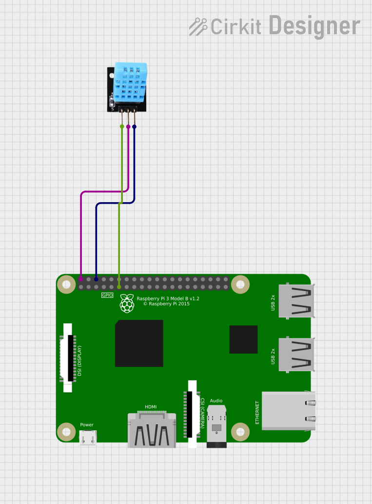 Image of temp-humidity: A project utilizing DHT11 in a practical application