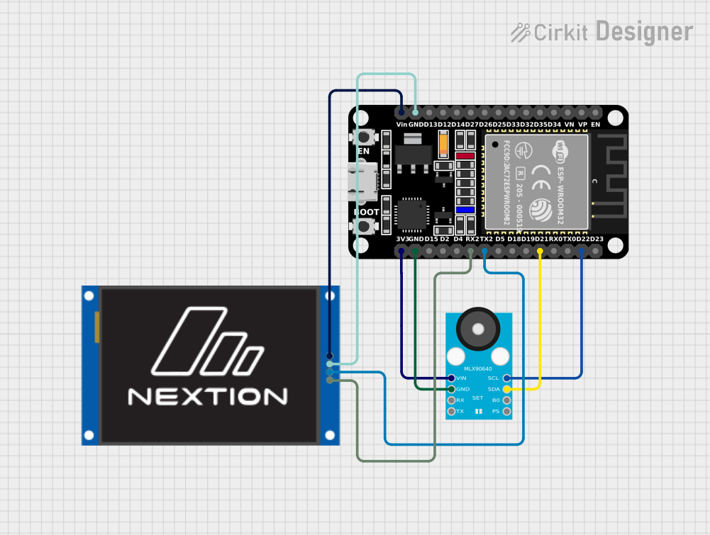 Image of Thermal Camera: A project utilizing GY-MCU90640 in a practical application