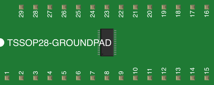 Image of TLC5940 (HTSSOP-28 PowerPAD)