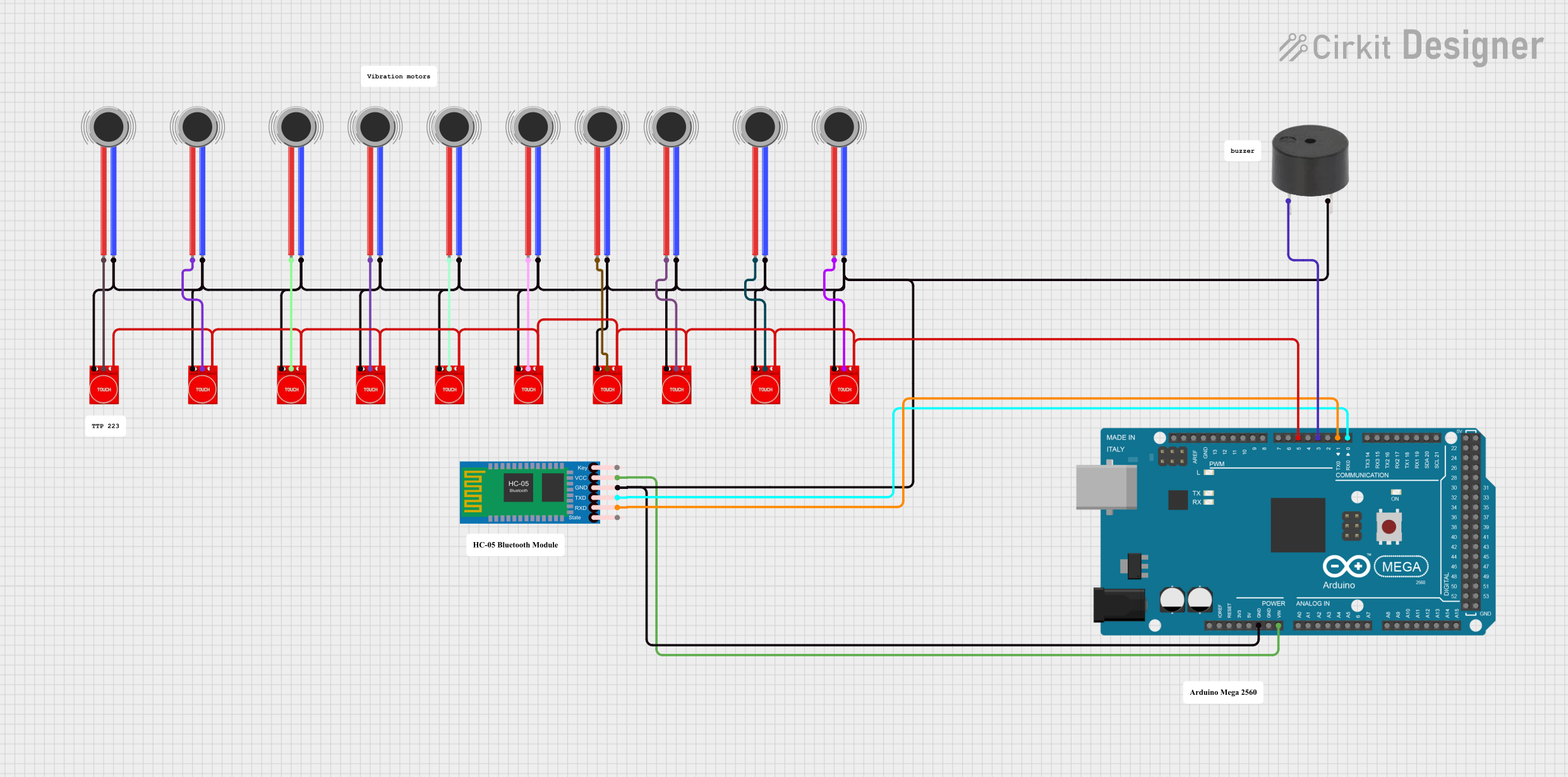 Image of circuitcycle: A project utilizing Touch Sensor TTP233 in a practical application