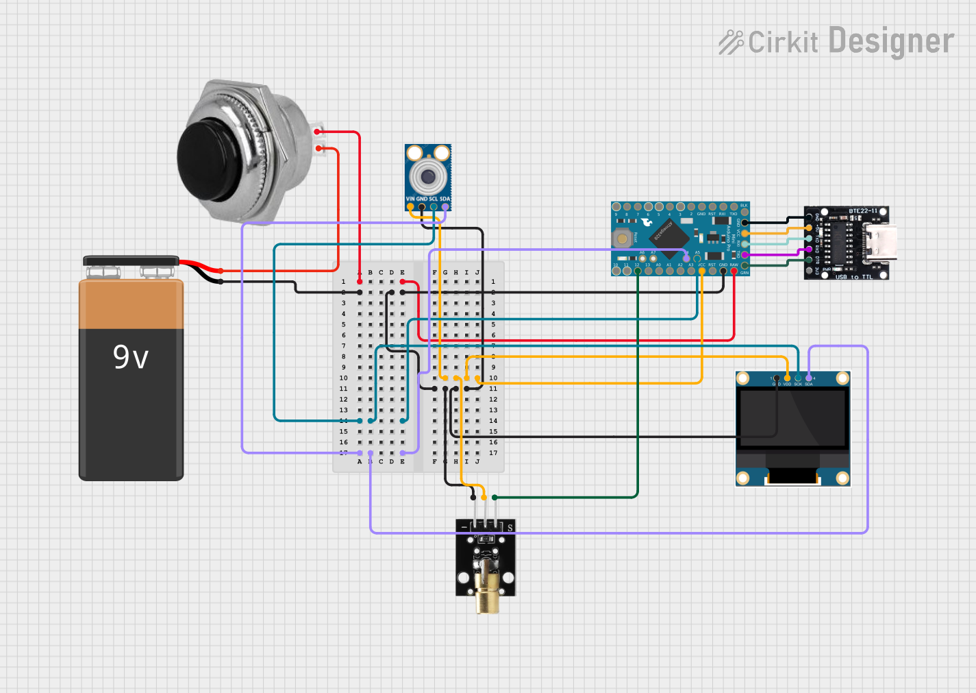 Image of thermal temperture gun: A project utilizing Arduino Pro Mini in a practical application