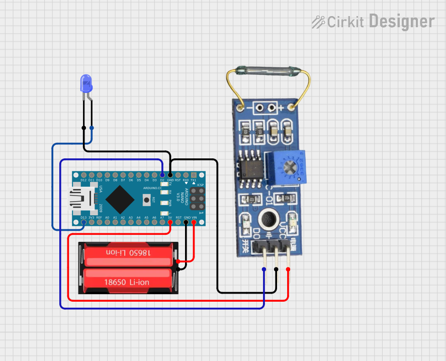 Image of Fridge Door: A project utilizing LilyPad Reed Switch in a practical application