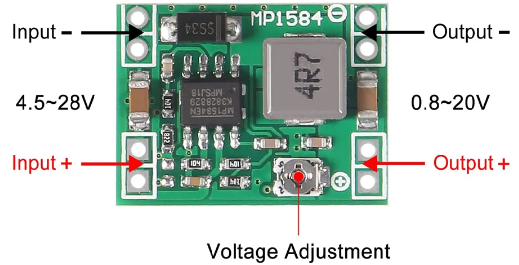 Image of Mini 3A DC-DC Buck Convertor