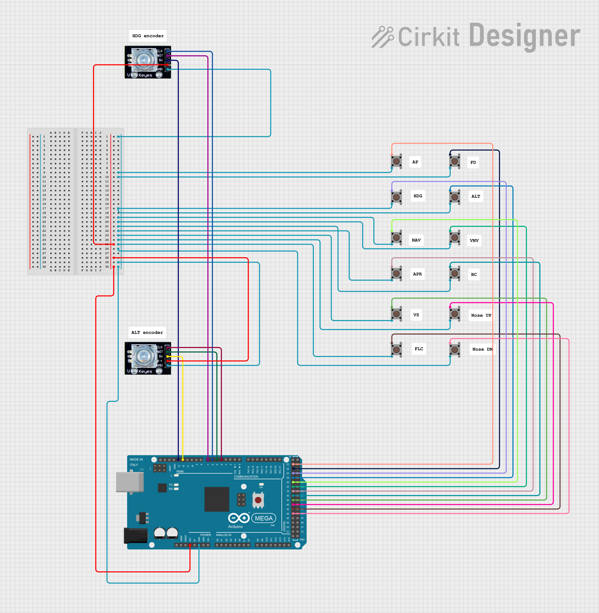 Image of 0: A project utilizing Rotary encoder with button in a practical application