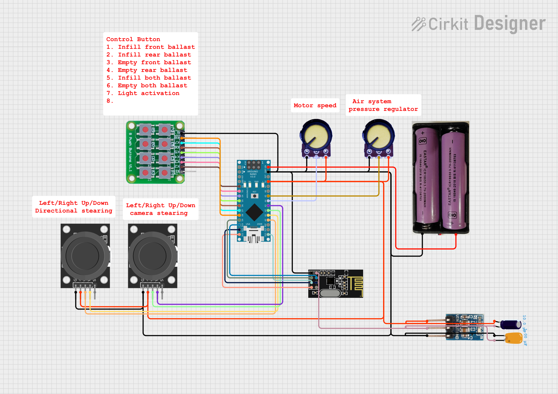 Image of RC-SP-01 - Controller: A project utilizing RC Receiver Module in a practical application