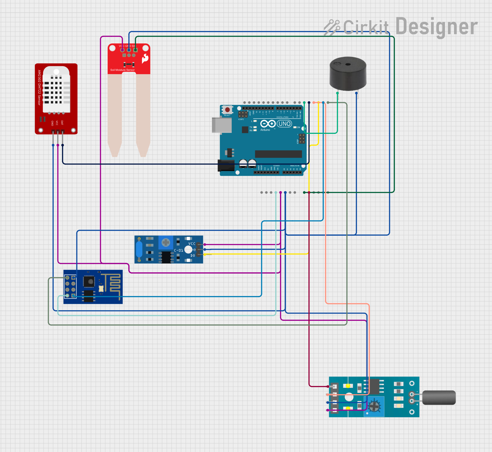 Image of Arduino UNO-Based Environmental Monitoring System with Wi-Fi Connectivity