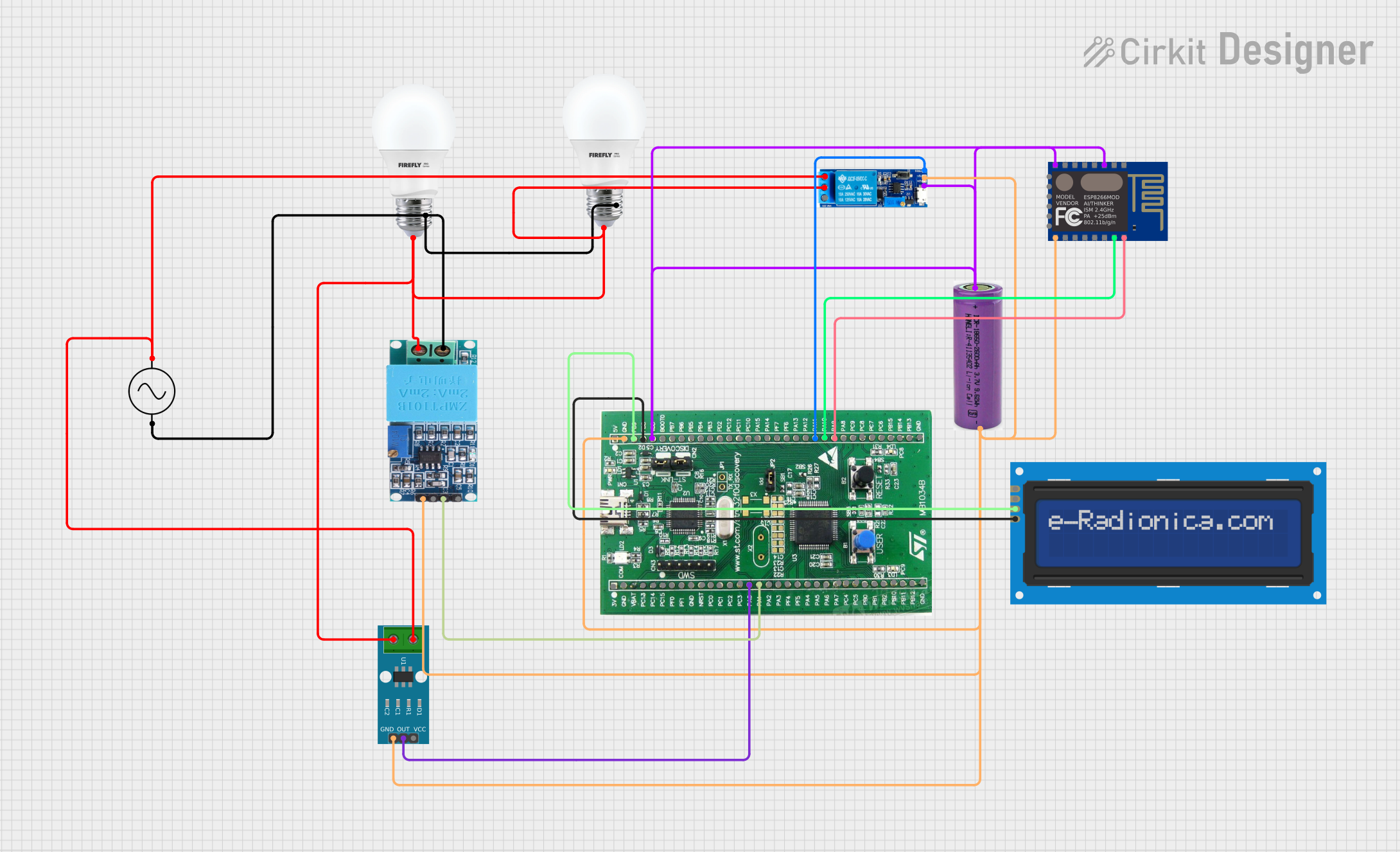 Image of electric grid monitoring: A project utilizing sensor tegangan in a practical application