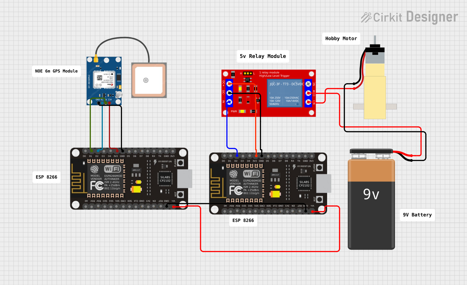 Image of Geo Fence: A project utilizing Ublox NEO-M8N GPS module  in a practical application