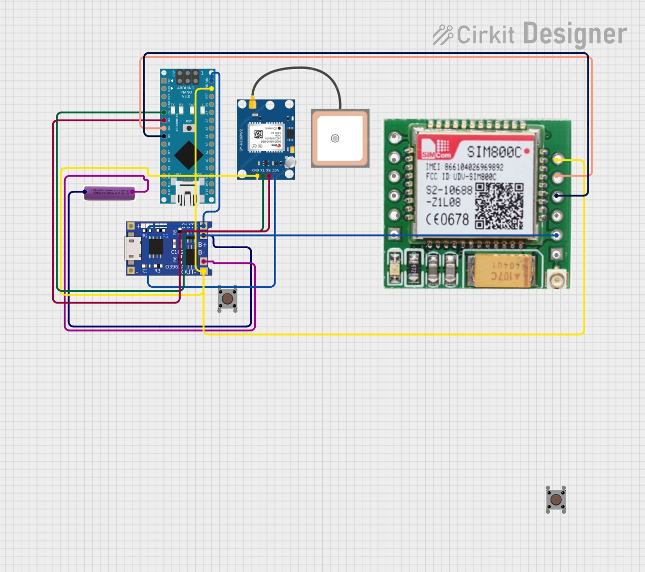 Image of accident gps tracking: A project utilizing neo 6m in a practical application