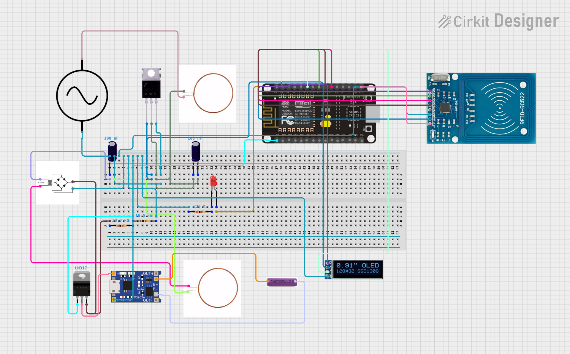 Image of Minor Project: A project utilizing Reciver wireless power coil in a practical application