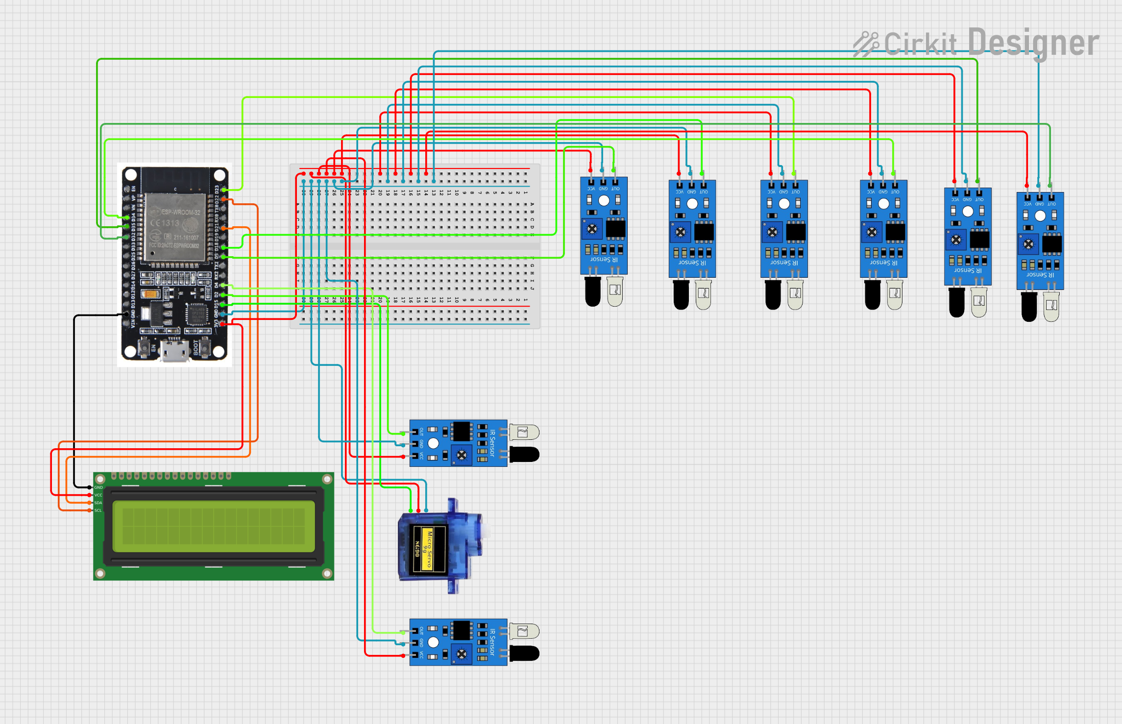 Esp32-based Smart Obstacle Detection System With Lcd Display And Servo 