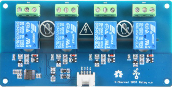 Image of Grove - 4-Channel SPDT Relay