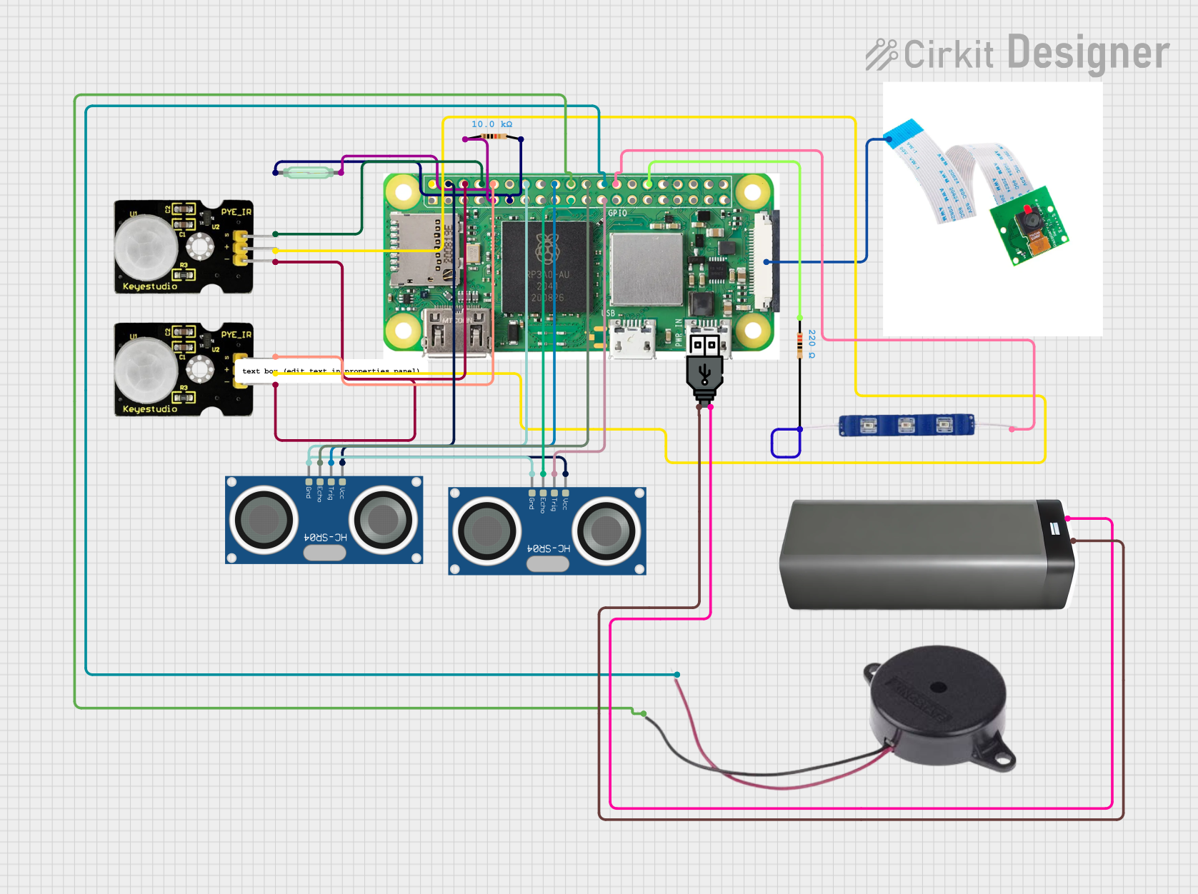 Image of electronic 2: A project utilizing Raspberry Pi Zero 2W in a practical application