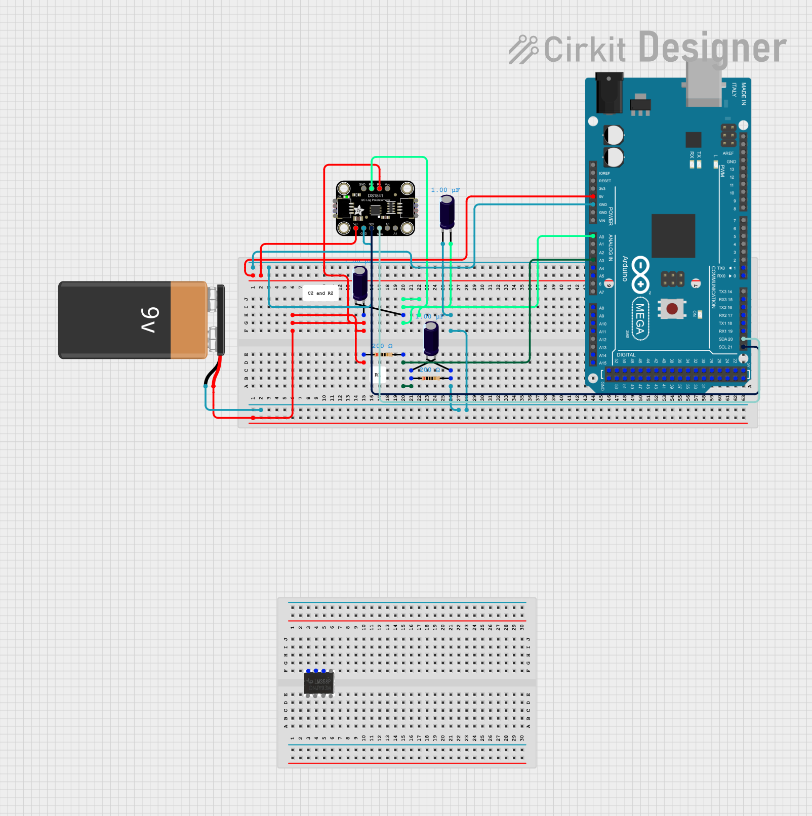 Image of Capacitance meter: A project utilizing Adafruit DS3502 in a practical application