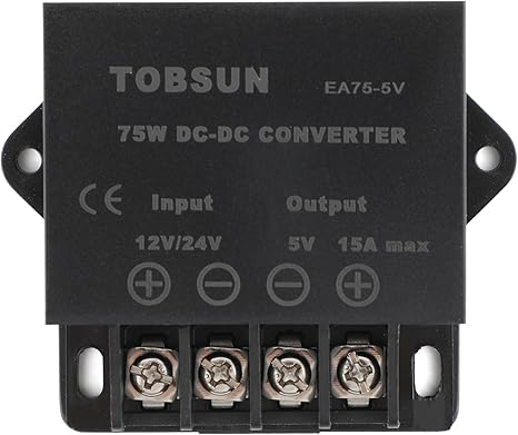 Image of DC-DC 12V/24V to 5V 15A Converter 75W Step Down