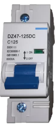 Image of 125 A DC breaker