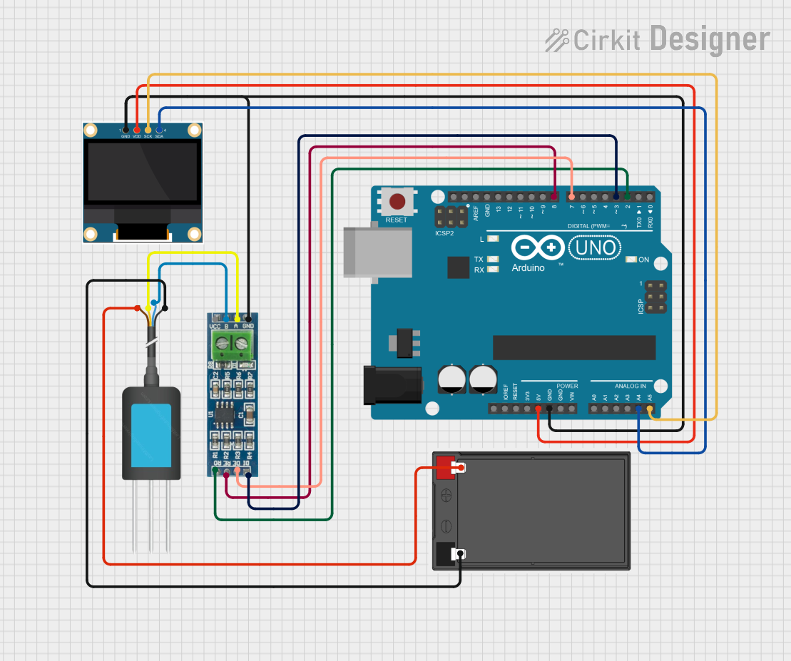 Image of npk: A project utilizing NPK Soil Sensor (mini) in a practical application