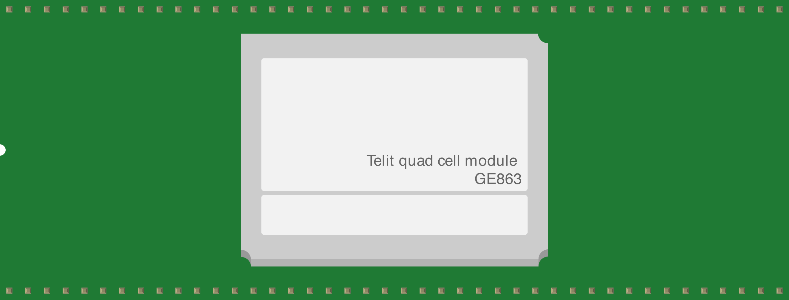 Image of GE863 Cellular Module with GPS