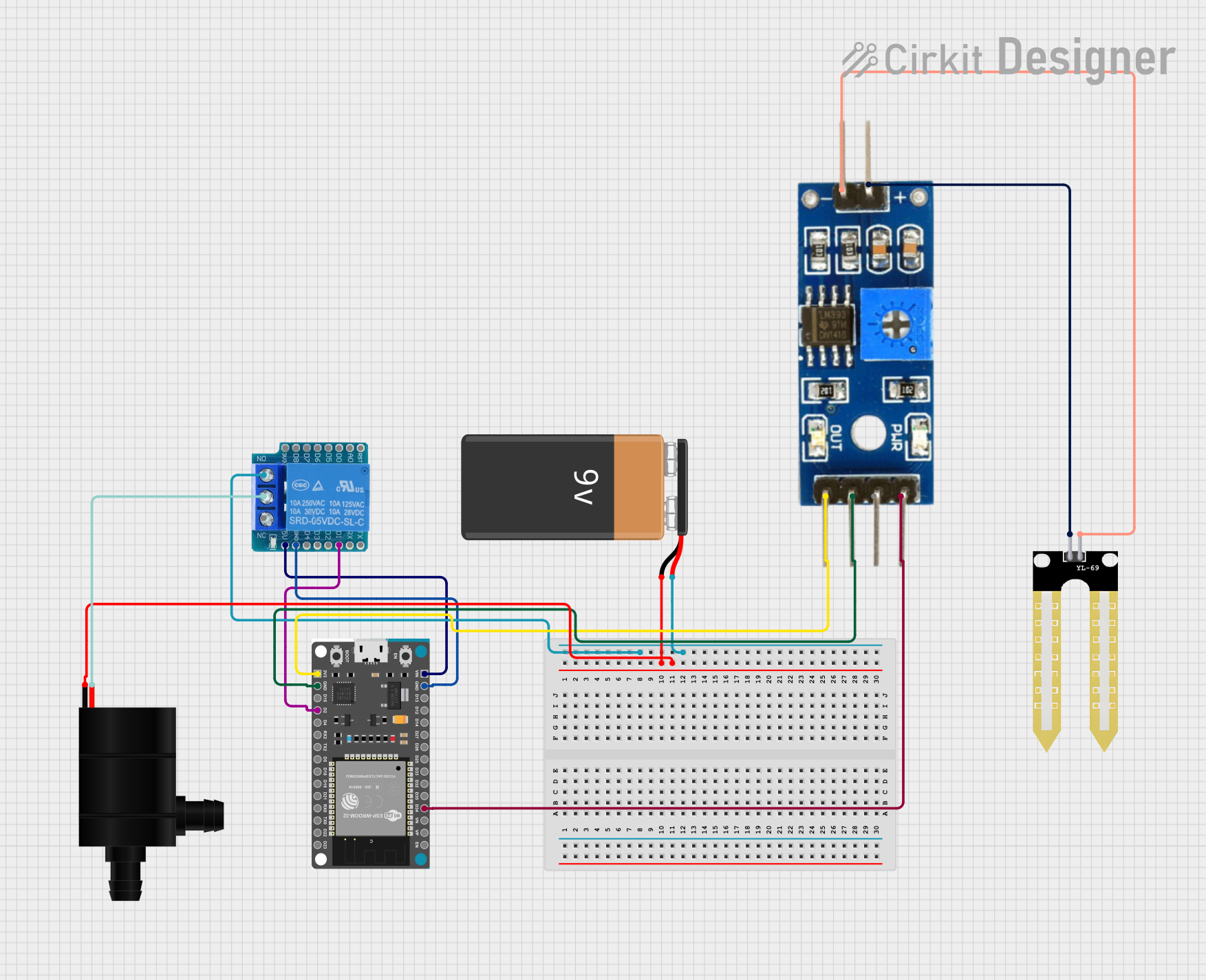 Image of Plant Watering System: A project utilizing IDM Probe in a practical application