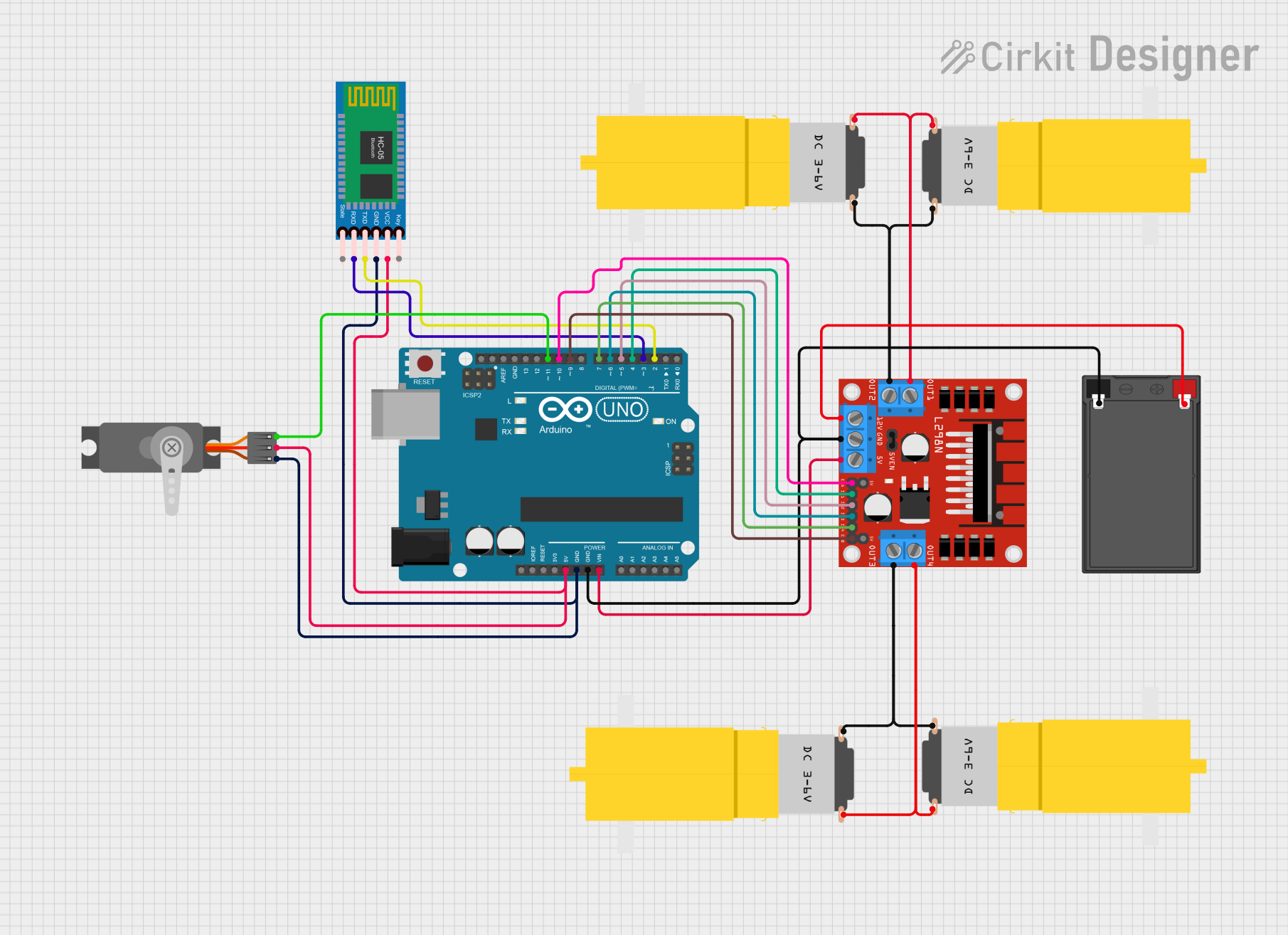 Image of salahdine1: A project utilizing MOTOR DEIVE in a practical application