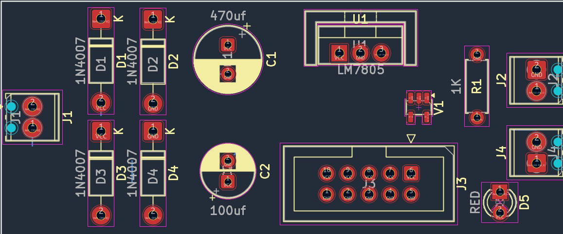 Image of LM7805 blank board