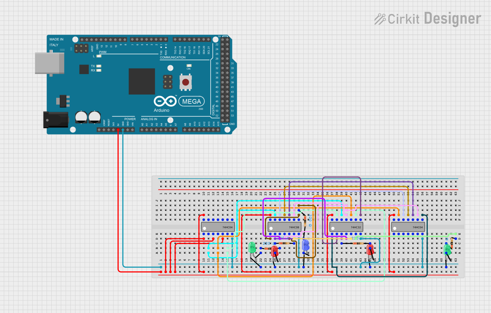 How to Use 74HC08: Pinouts, Specs, and Examples | Cirkit Designer