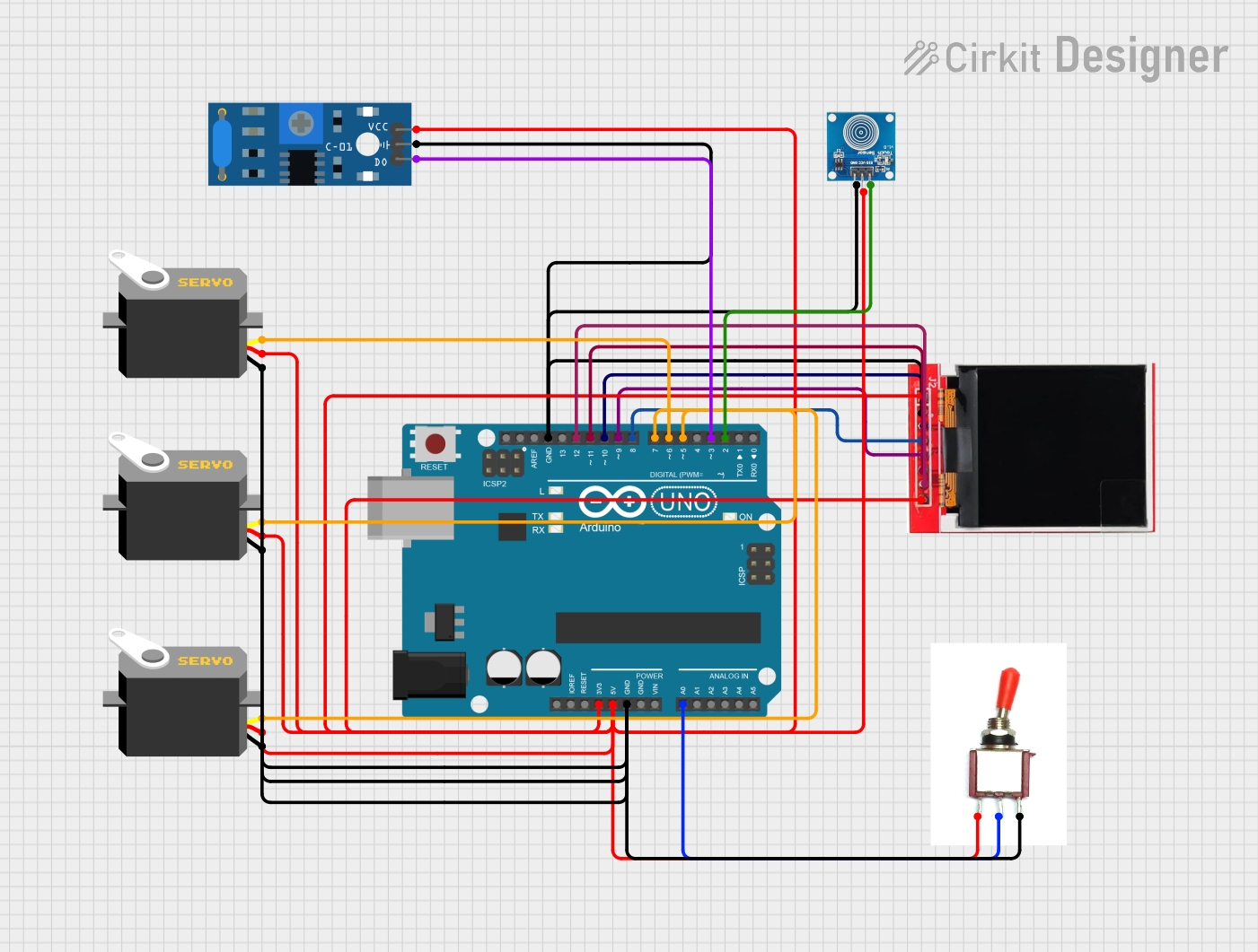 Image of TUBBY Circuit: A project utilizing DFRobot Touch Sensor in a practical application