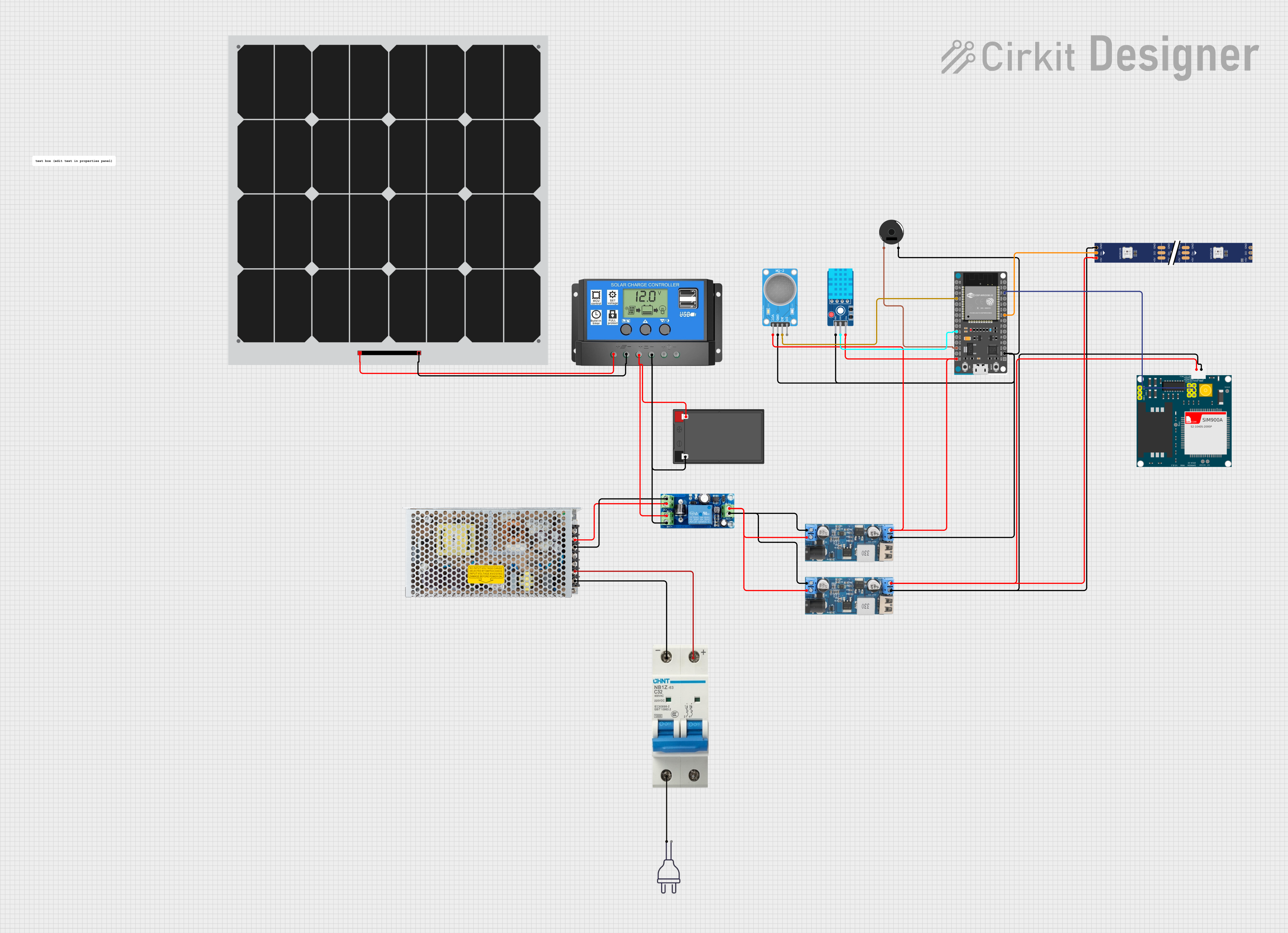 Image of Schematic: A project utilizing ESP32-C3-DevKitM-1 in a practical application