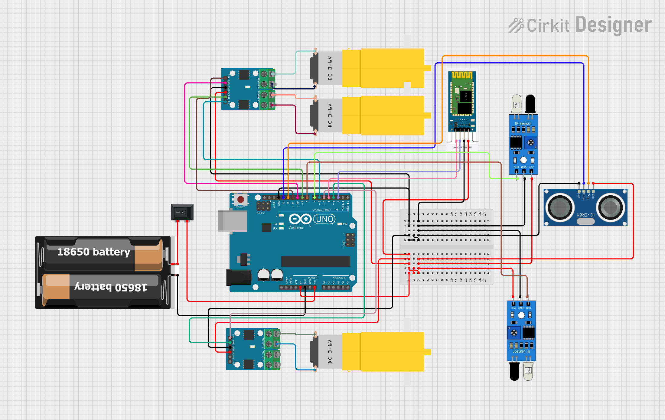 Image of micon: A project utilizing L9110 in a practical application